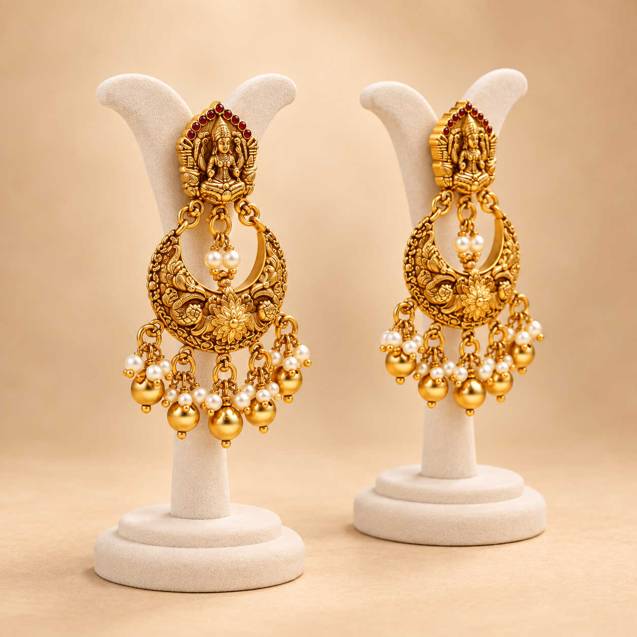 Lakshmi Chandbali Earrings