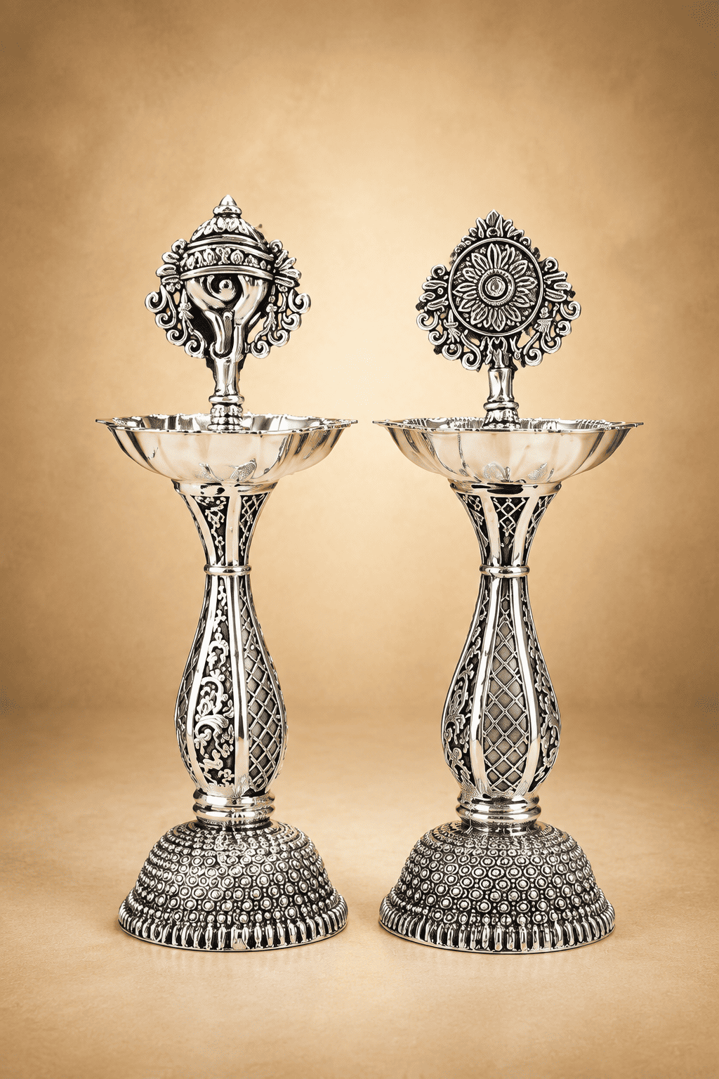Designer Sanku Chakra Diyas
