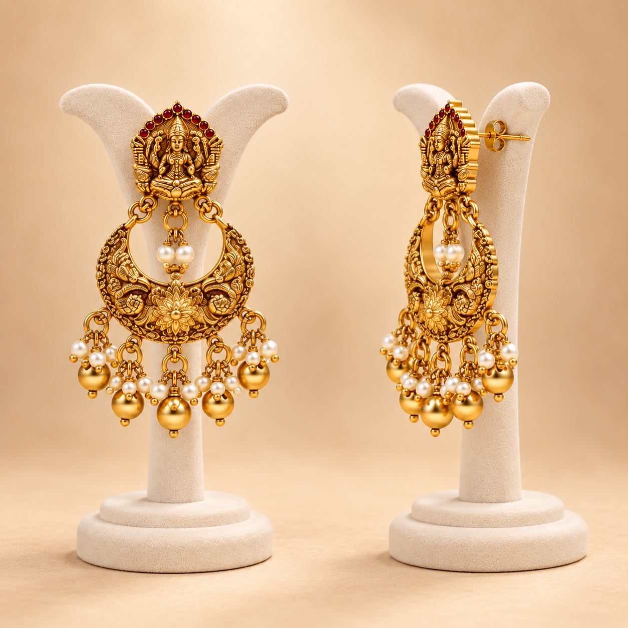 Lakshmi Chandbali Earrings